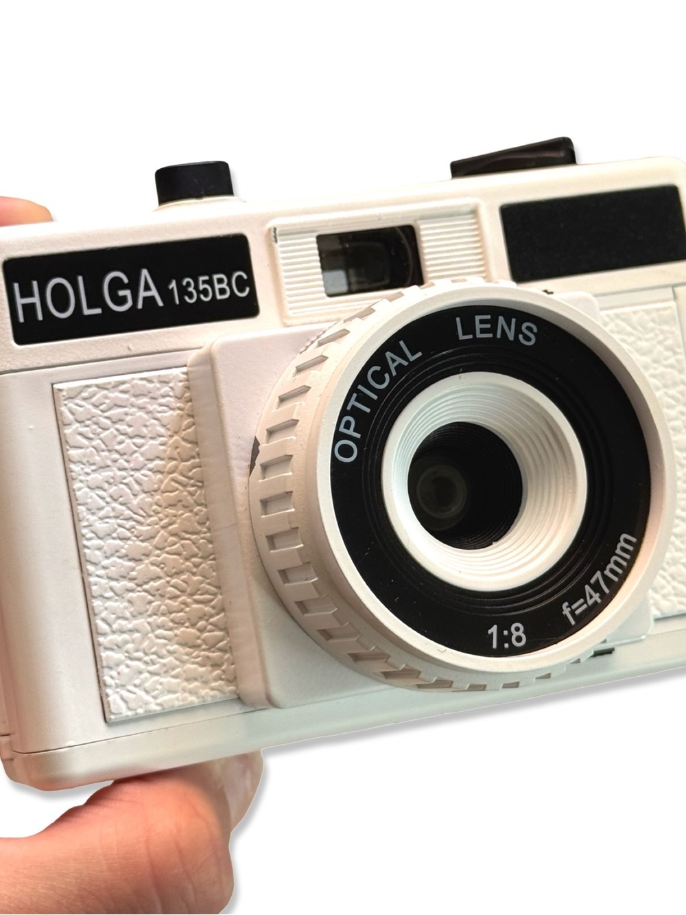 Vintage HOLGA 135BC White Lomo 35mm Film Camera Black Corner Effect - NWOT - Picture 3 of 14